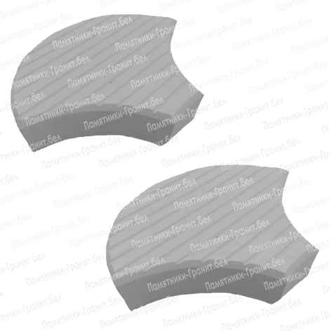 Укладка плитки на могилу Березовка фотография